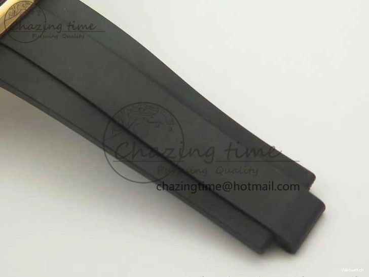 On Daytona Gold Black Super Clone Best Dial 116515 Edition 1:1 Rubber A4130 Strap Rose V2 ARF 1229